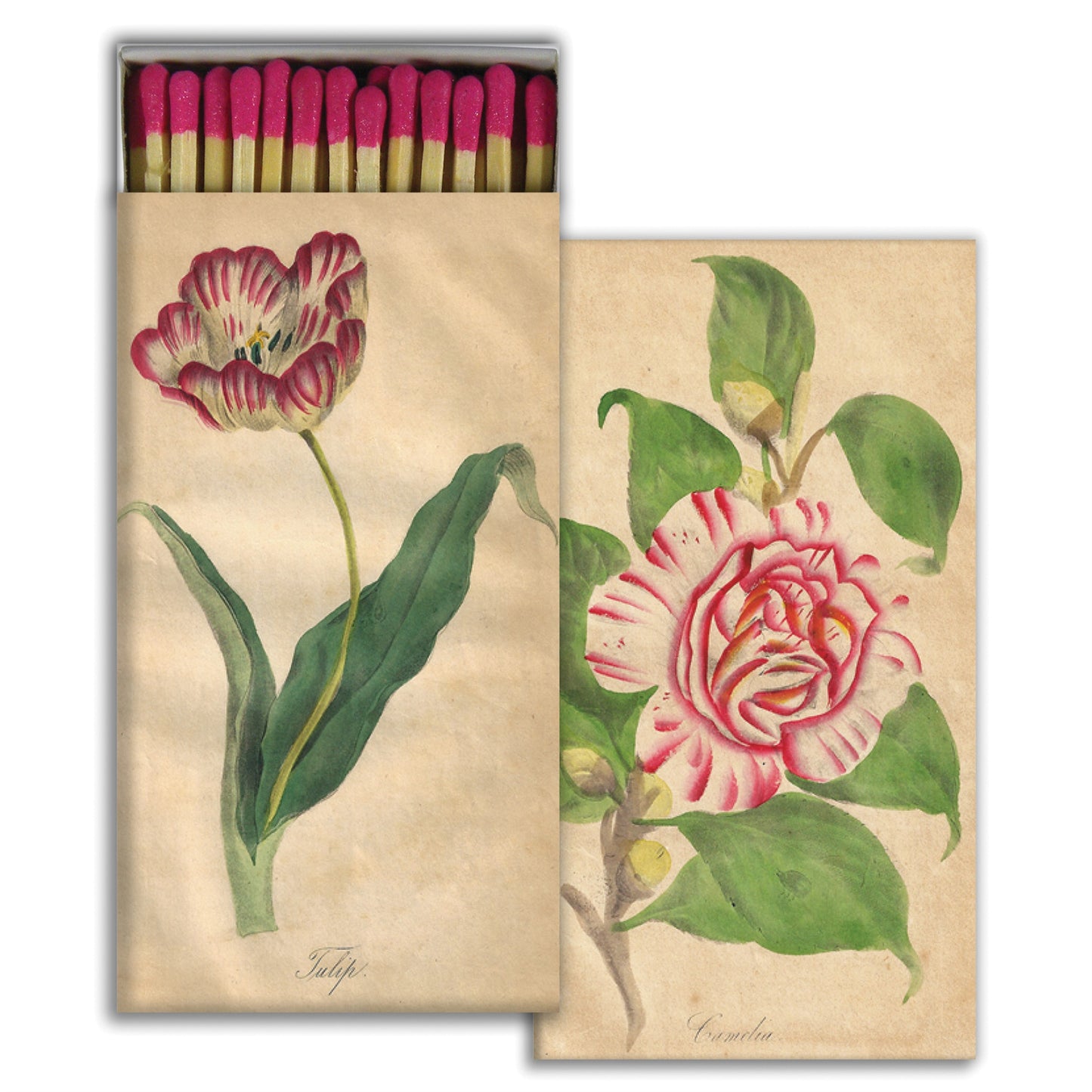Matches - Watercolor Flowers - Matches by Carlyle Avenue