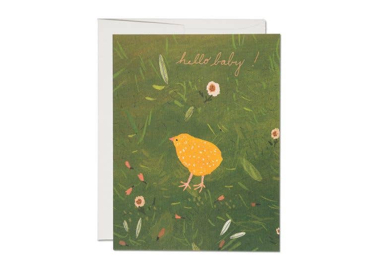 Baby Chick baby greeting card - Greeting Cards by Carlyle Avenue