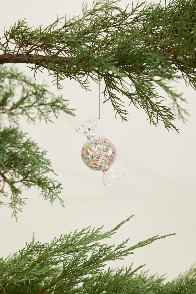Glass Candy Ornament