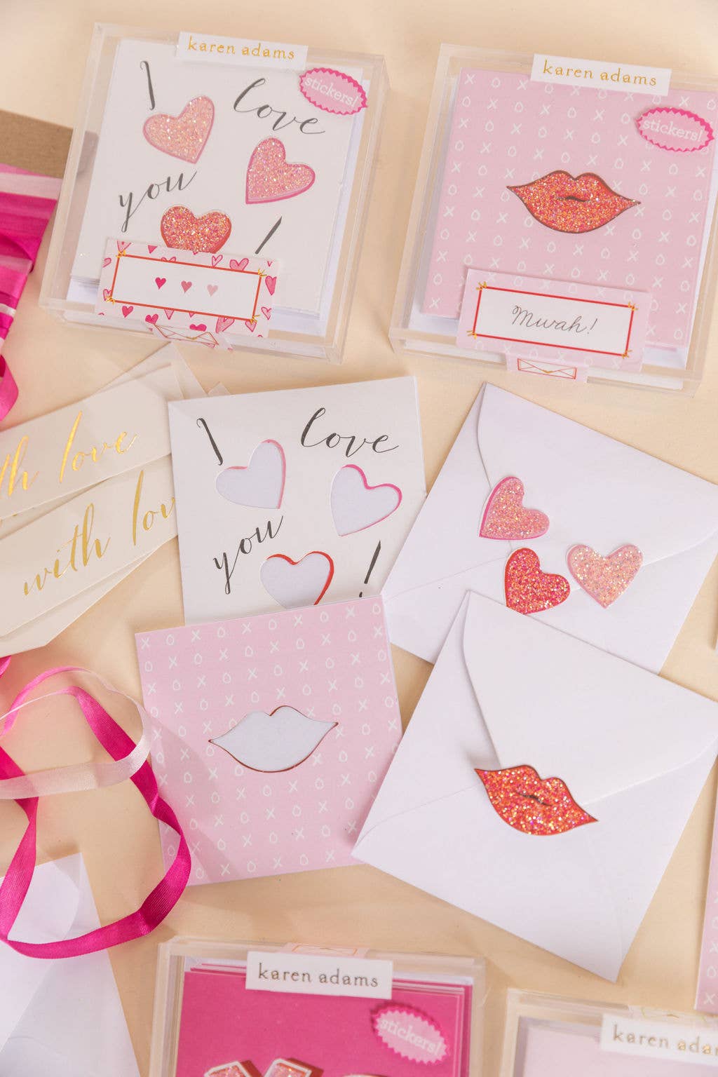 I Love You Sticker Gift Enclosures - CARLYLE AVENUE