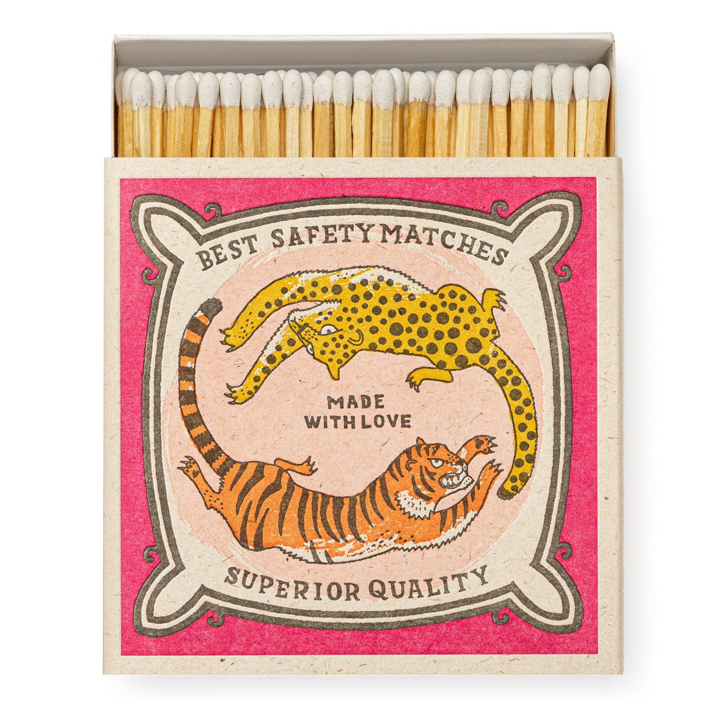 Chasing Big Cats | Square - Safety Matches - by Carlyle Avenue