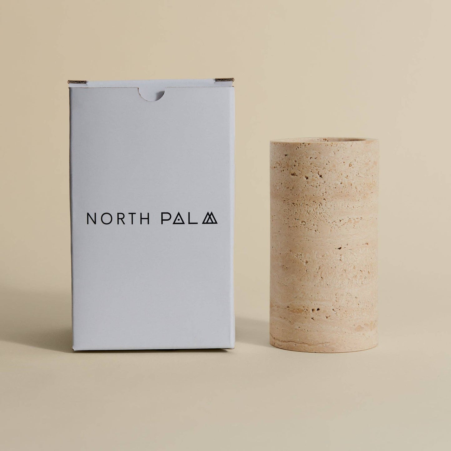 Travertine Vase - by Carlyle Avenue