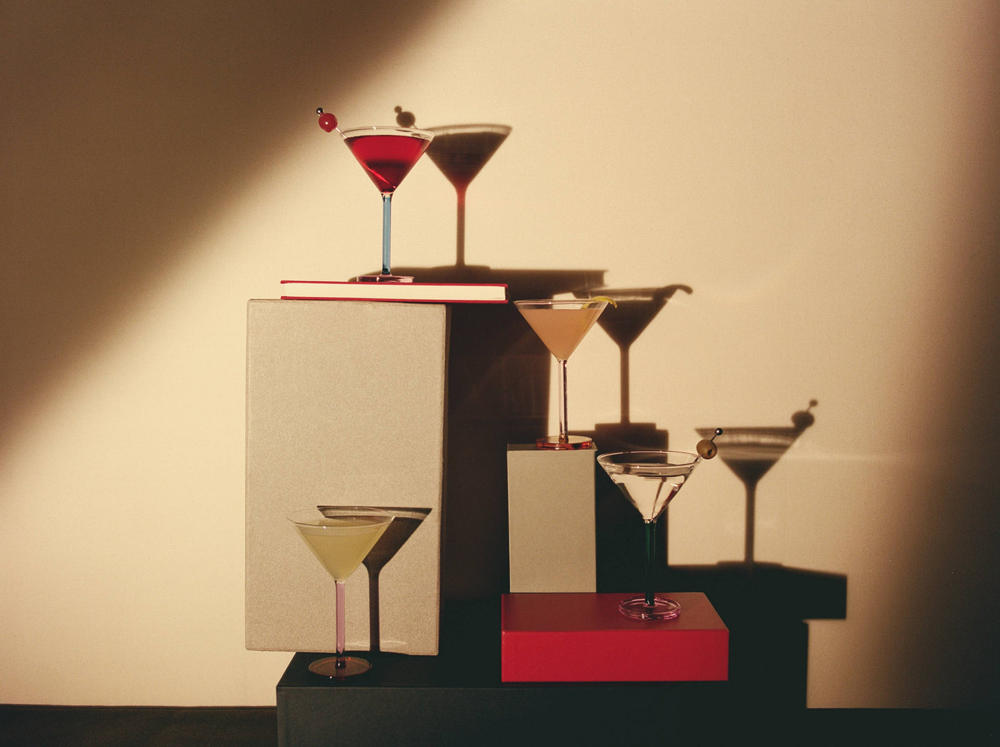Piano Cocktail Glasses, Birdland - by Carlyle Avenue