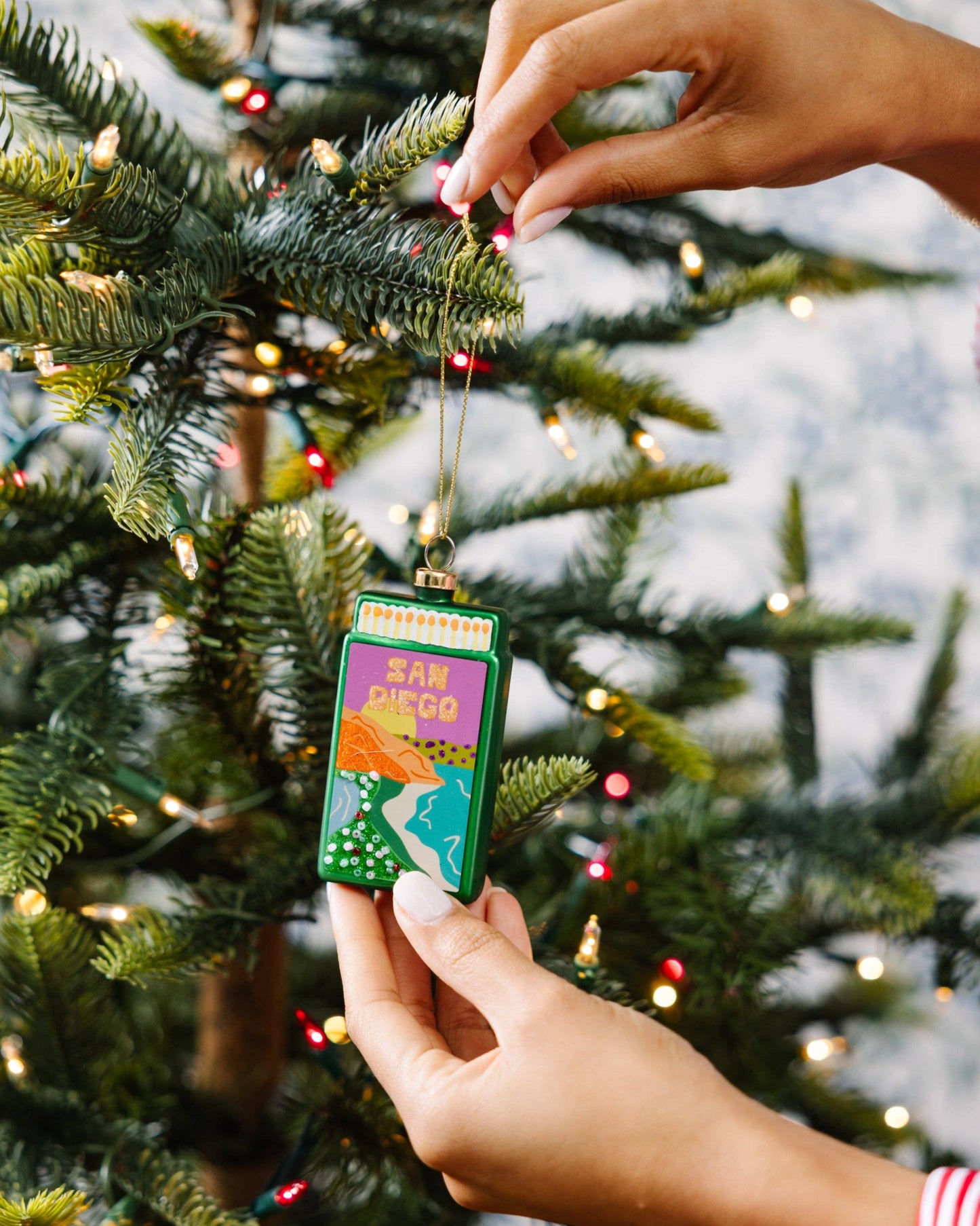 Matchbook Ornament - San Diego - by Carlyle Avenue