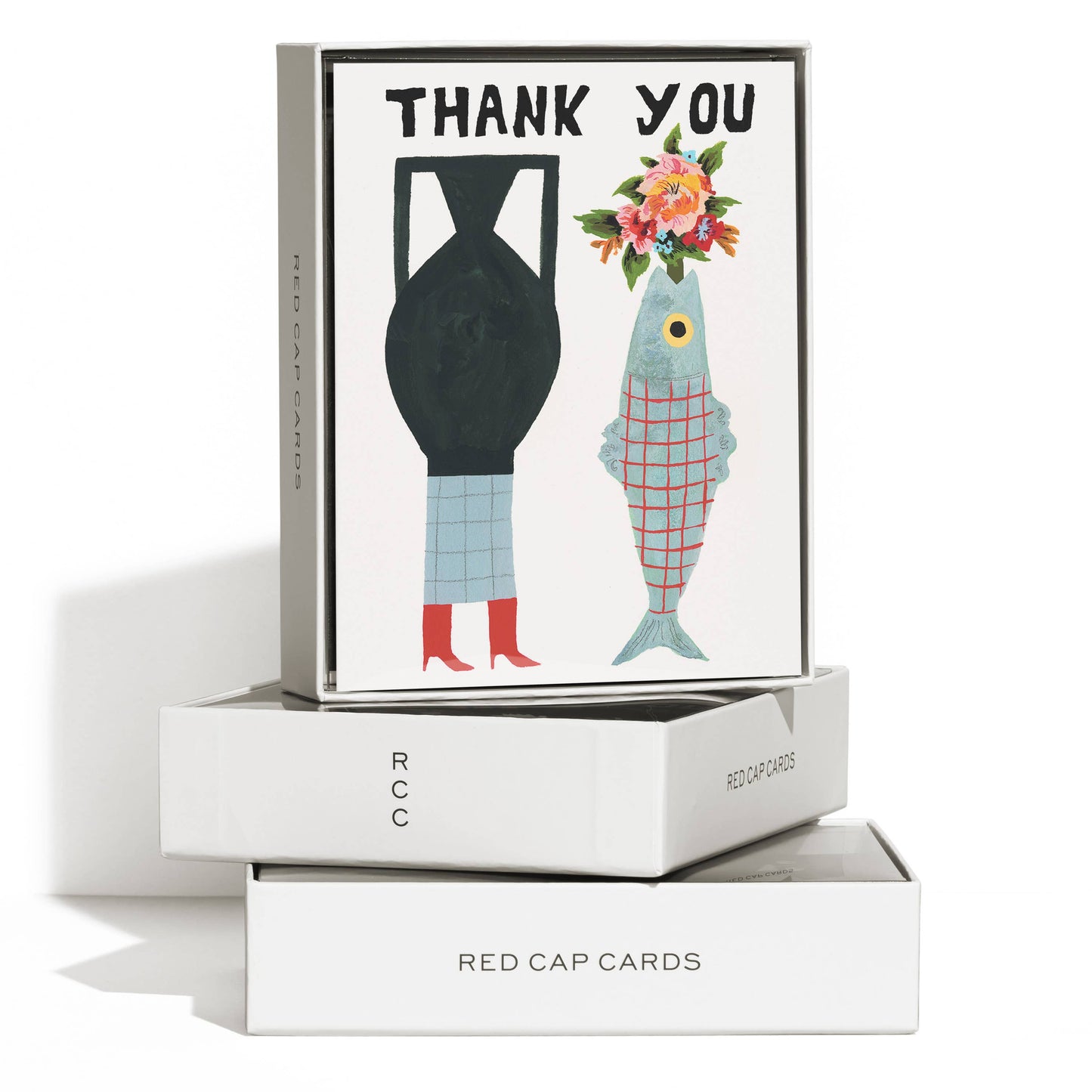 Vases thank you greeting card - Greeting Cards by Carlyle Avenue