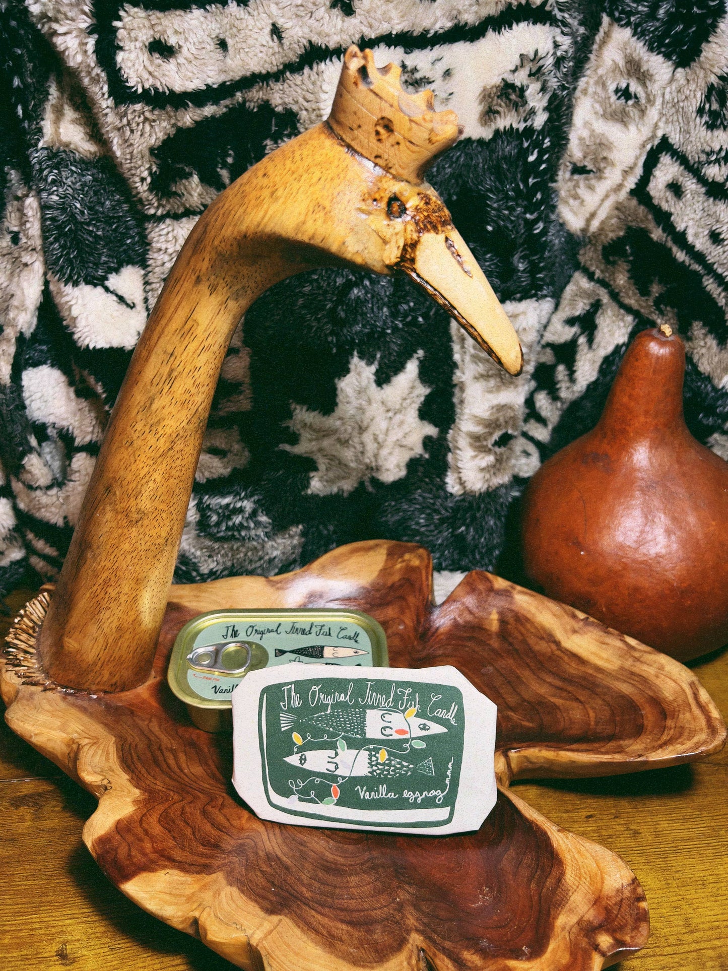 Tinned Fish Candle - Vanilla Eggnog - Candles by Carlyle Avenue