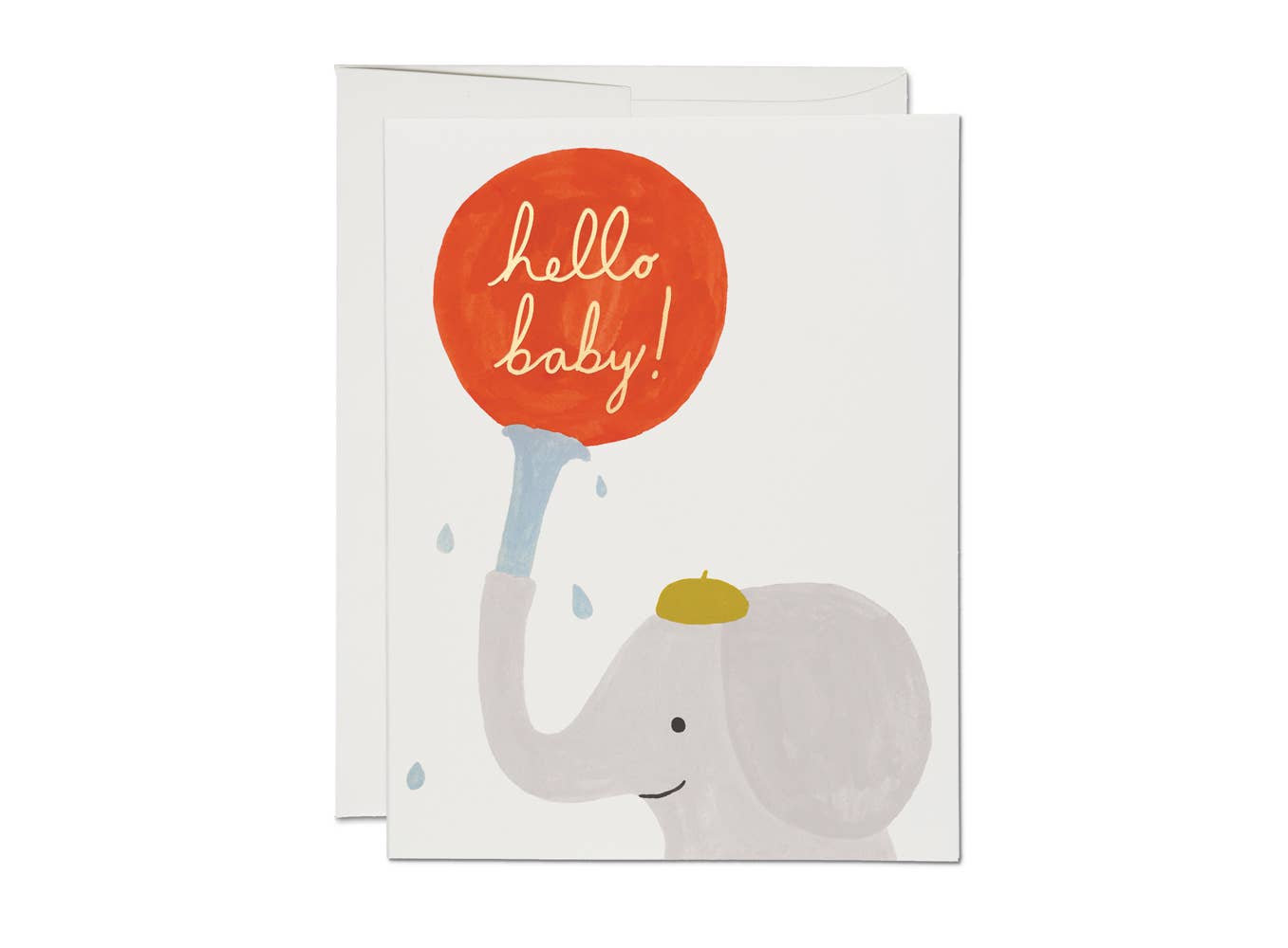 Little Elephant baby greeting card - by Carlyle Avenue