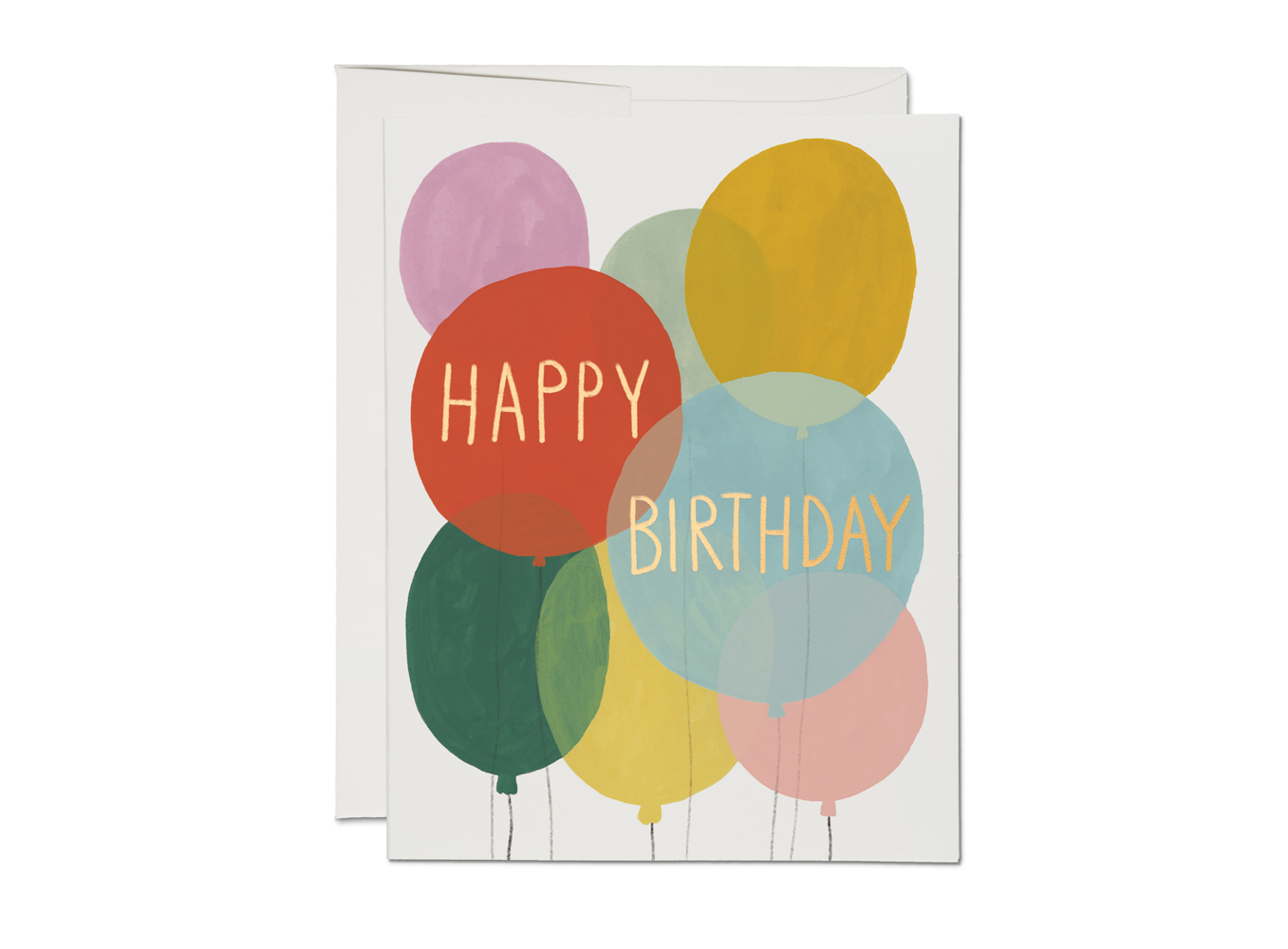 Birthday Balloons birthday greeting card - by Carlyle Avenue