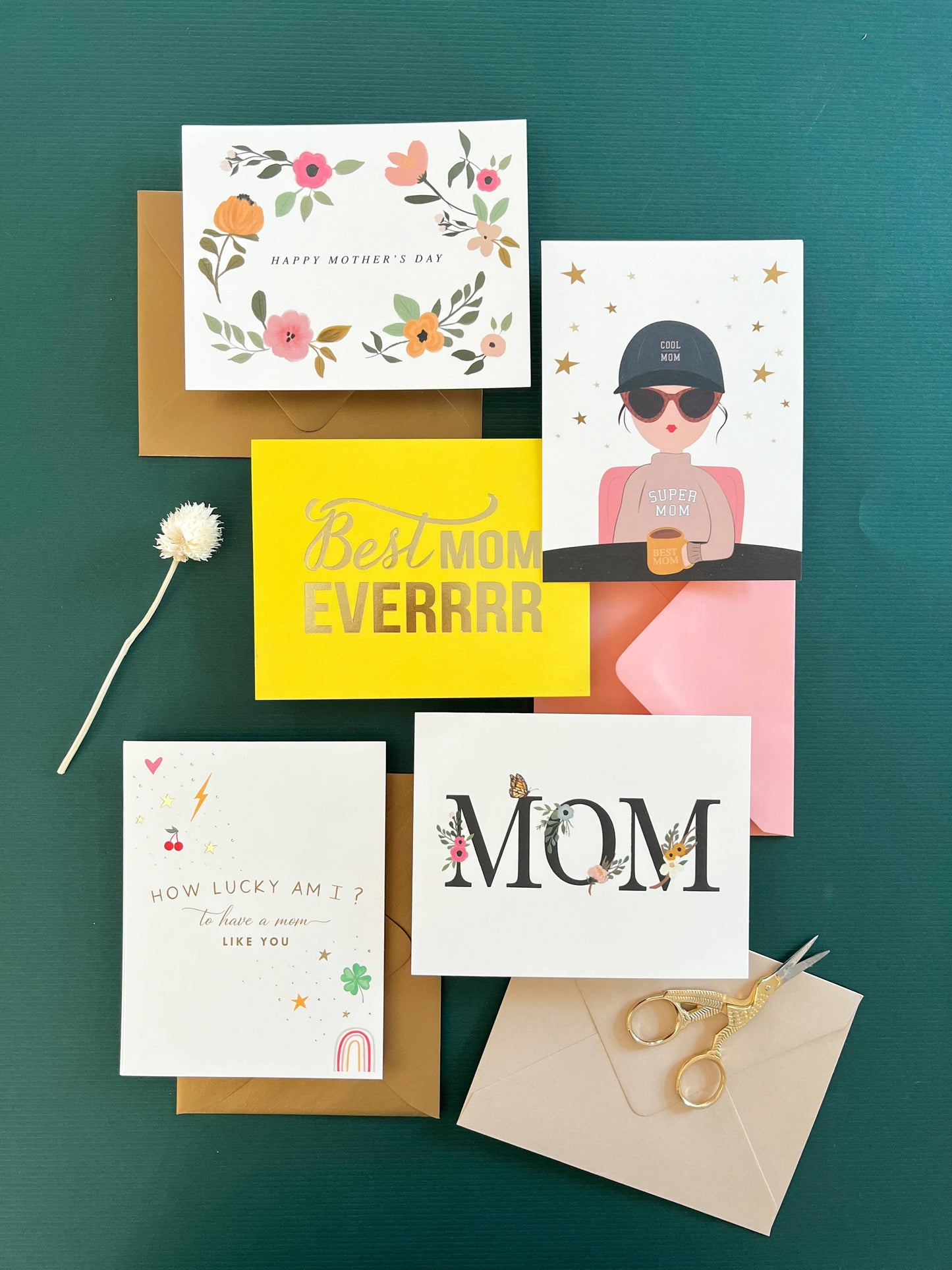 Lucky Mom Greeting Card - Greeting Cards by Carlyle Avenue