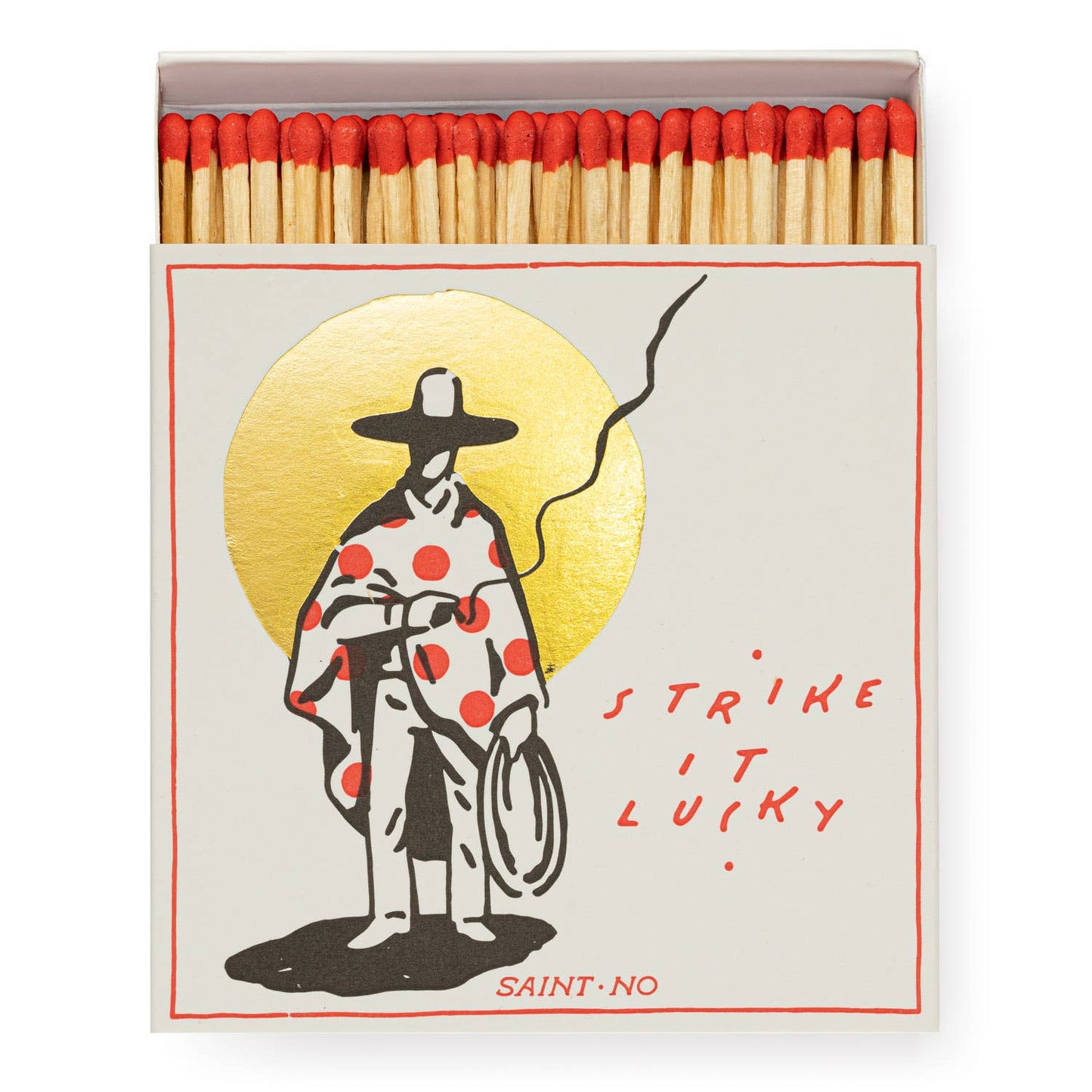 Strike it Lucky Square Matchbox - Matches by Carlyle Avenue