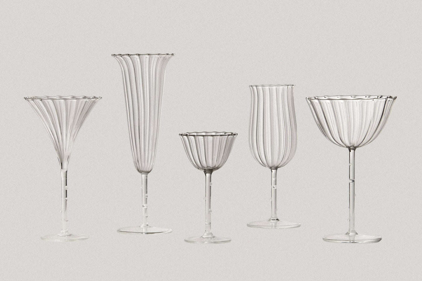 Cosmo Coupe, Clear (Set of 4) - Glassware by Carlyle Avenue