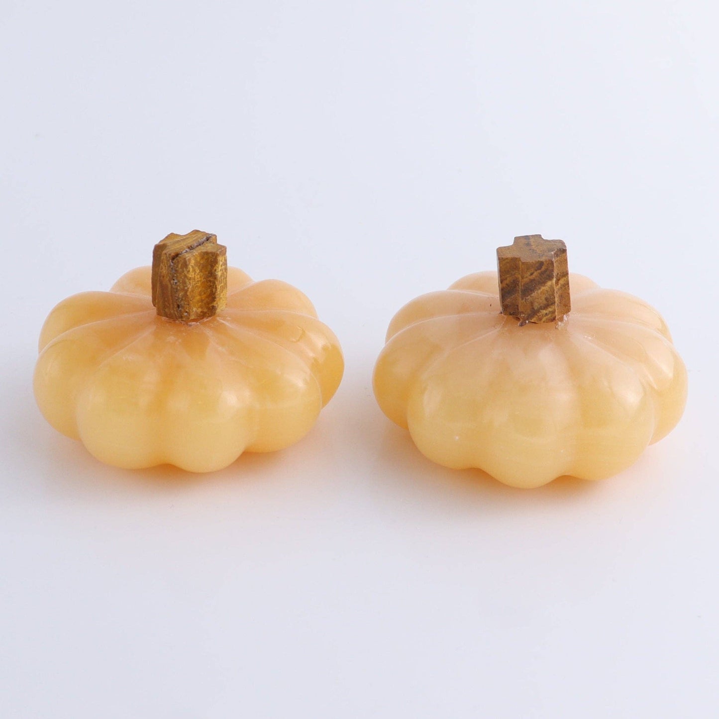 One Flat Orange Onyx Pumpkin