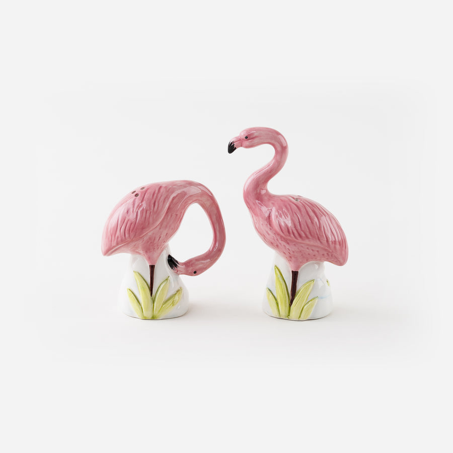 Flamingo Salt & Pepper Shakers with Gift Box