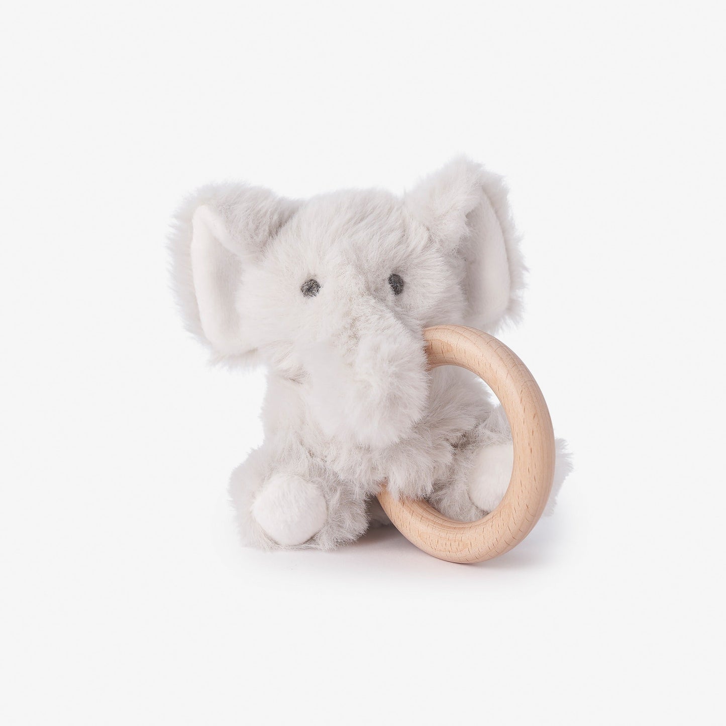 Ring Rattle Plush - Elephant - Kids by Carlyle Avenue