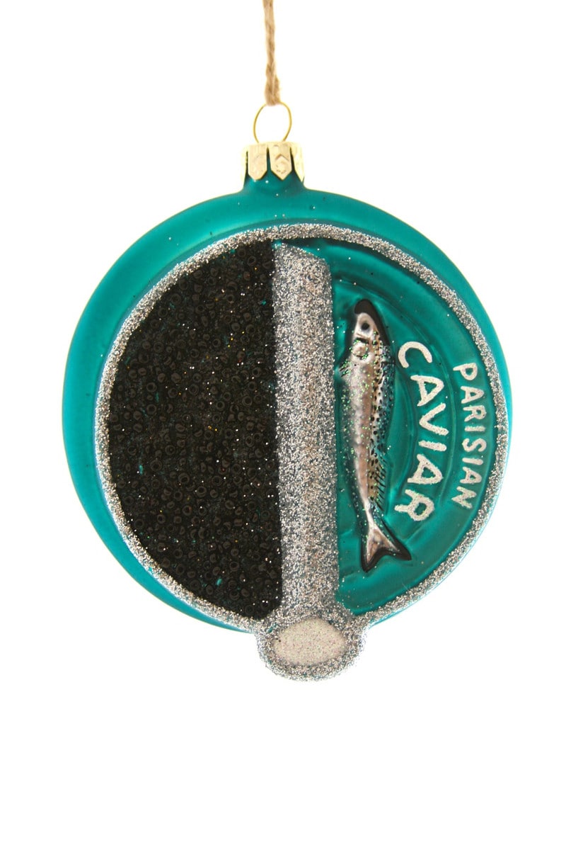Caviar Ornament - Green Can - Holiday Ornaments by Carlyle Avenue