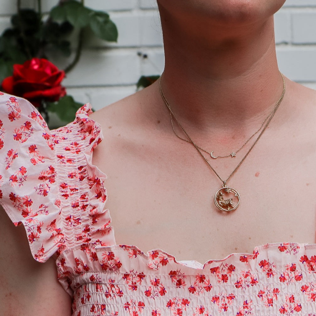 14k Aries Ram Charm - Jewelry by Carlyle Avenue