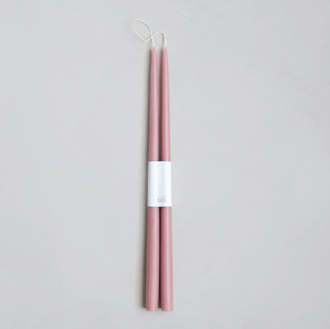 Pair of Taper Candles - Rose - Candles by Carlyle Avenue