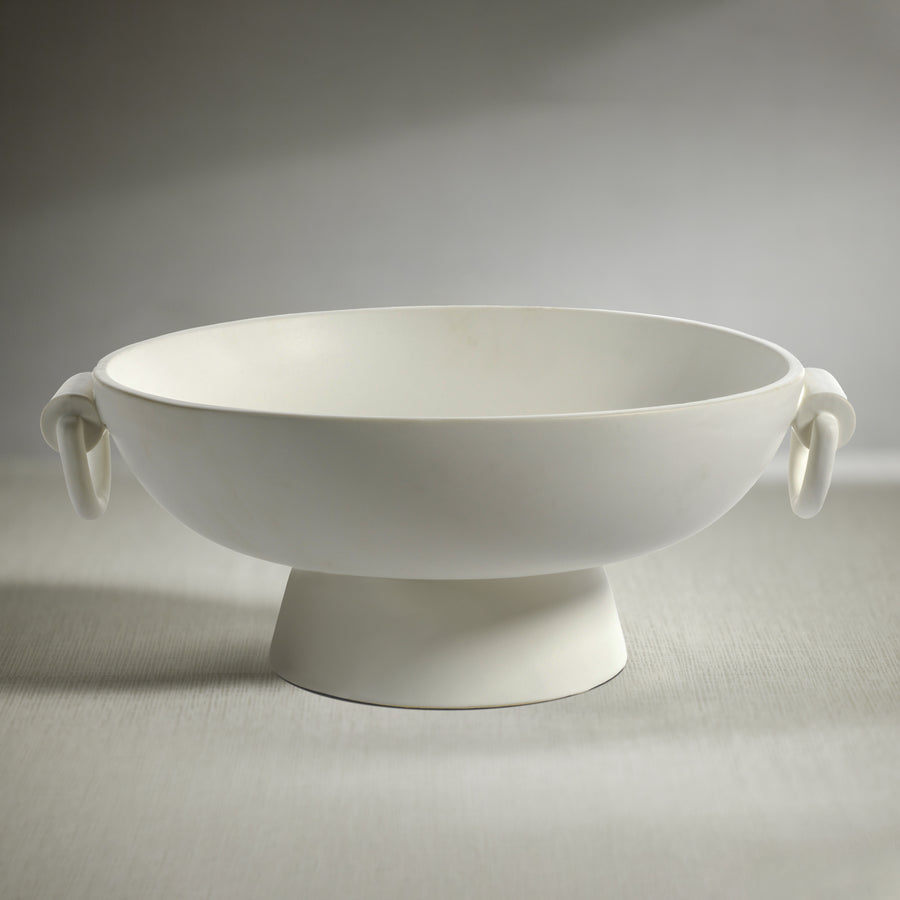 Vienna Matte White Ceramic Bowl