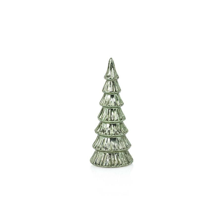LED Glass Tree - Light Green - Christmas Trees by Carlyle Avenue