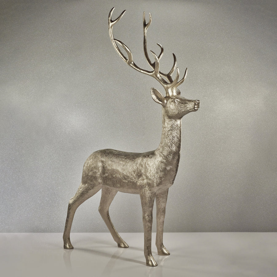 Large Reindeer - Silver - Looking Up
