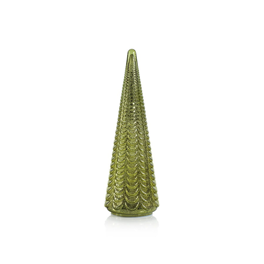 Davos LED Antique Tree - Green - Christmas Decor by Carlyle Avenue