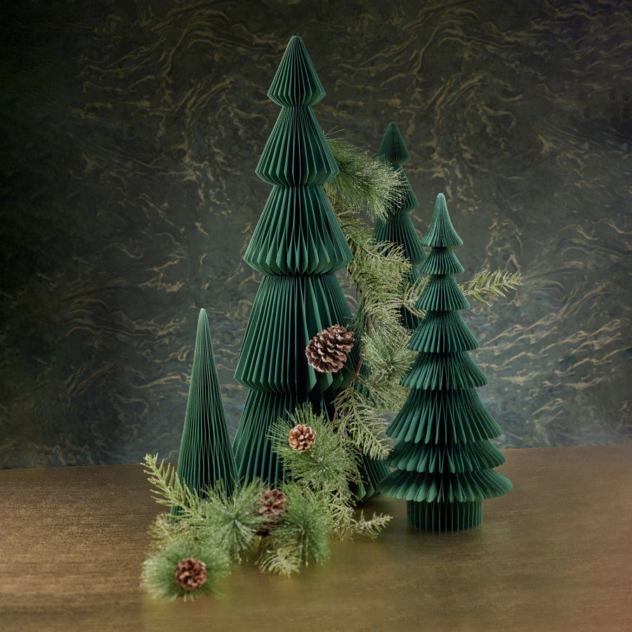 Douglas Fir with Pine Cone Garland - Christmas Decor by Carlyle Avenue