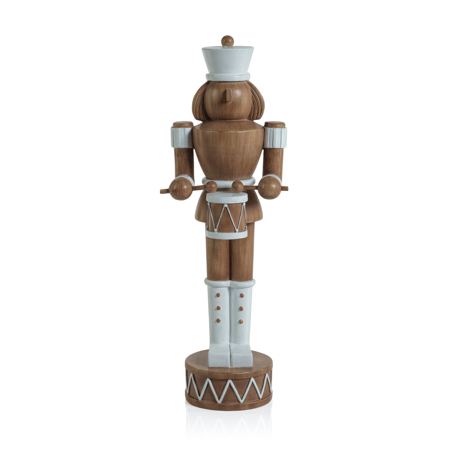 Decorative Nutcracker - Brown - Christmas Decor by Carlyle Avenue
