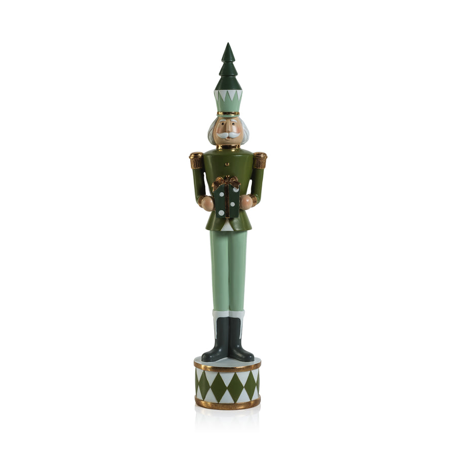 Nutcracker Soldier - Green - Christmas Decor by Carlyle Avenue