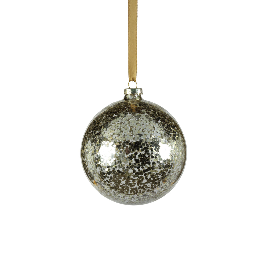 Confetti Glass Ball Ornament - Gold - Ornaments by Carlyle Avenue