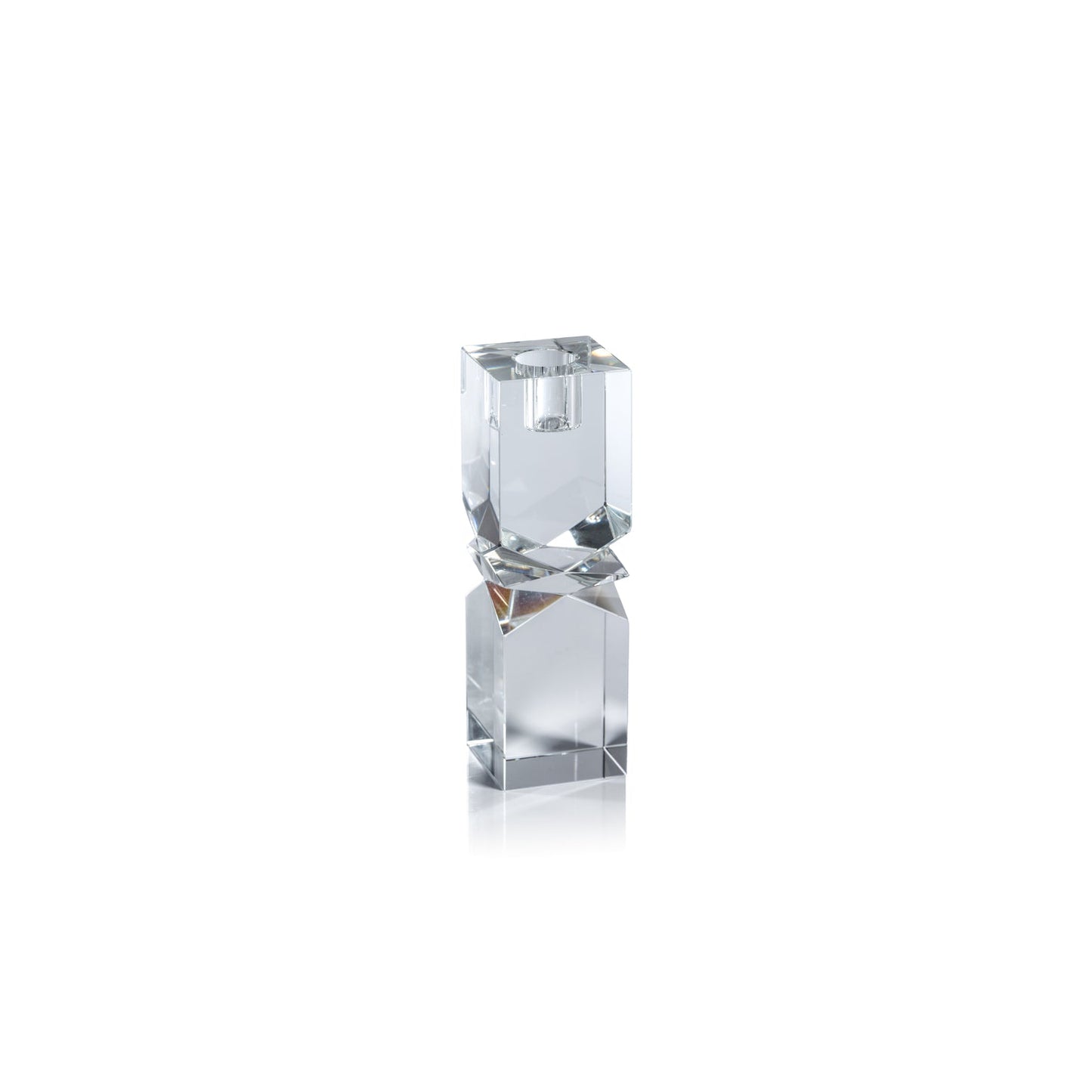 Vienna Artistry Crystal Candle Holder - Clear - Candle Accessories by Carlyle Avenue