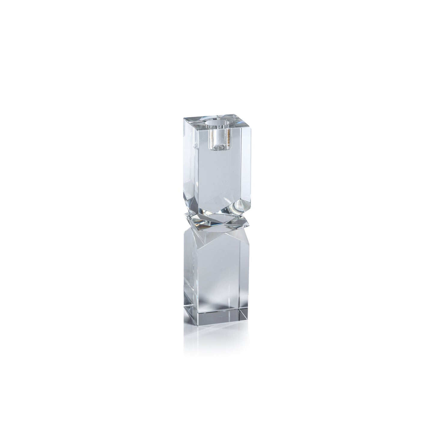 Vienna Artistry Crystal Candle Holder - Clear - Candle Accessories by Carlyle Avenue