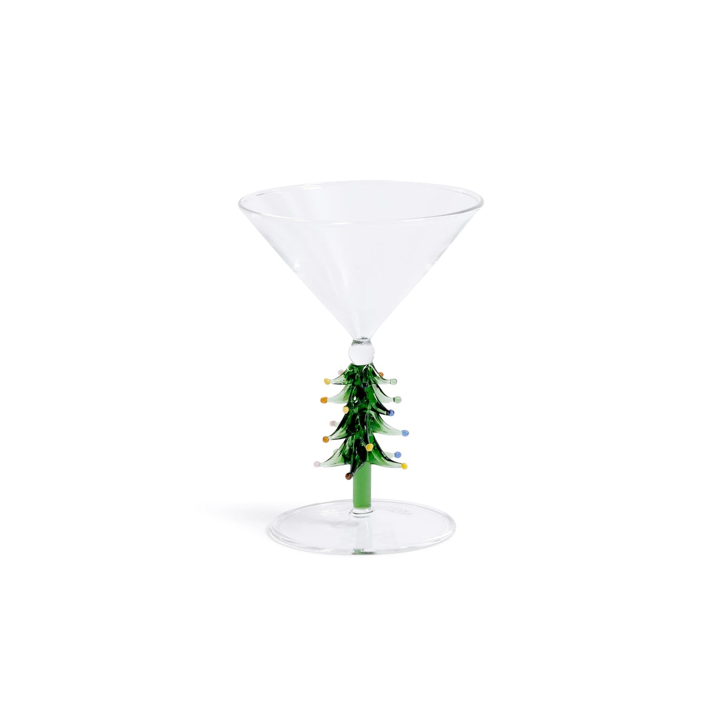 Christmas Tree Icon Glassware Collection - Green - Drinkware Sets by Carlyle Avenue