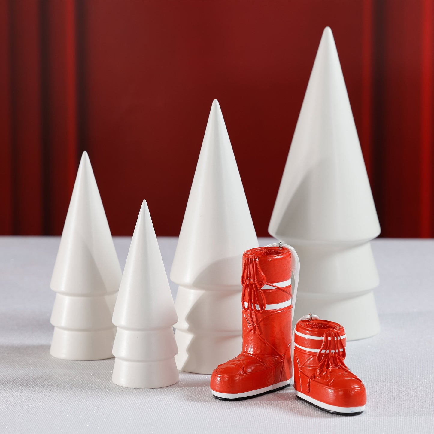 Après Ski Boots - Red - Set of 2 Assorted