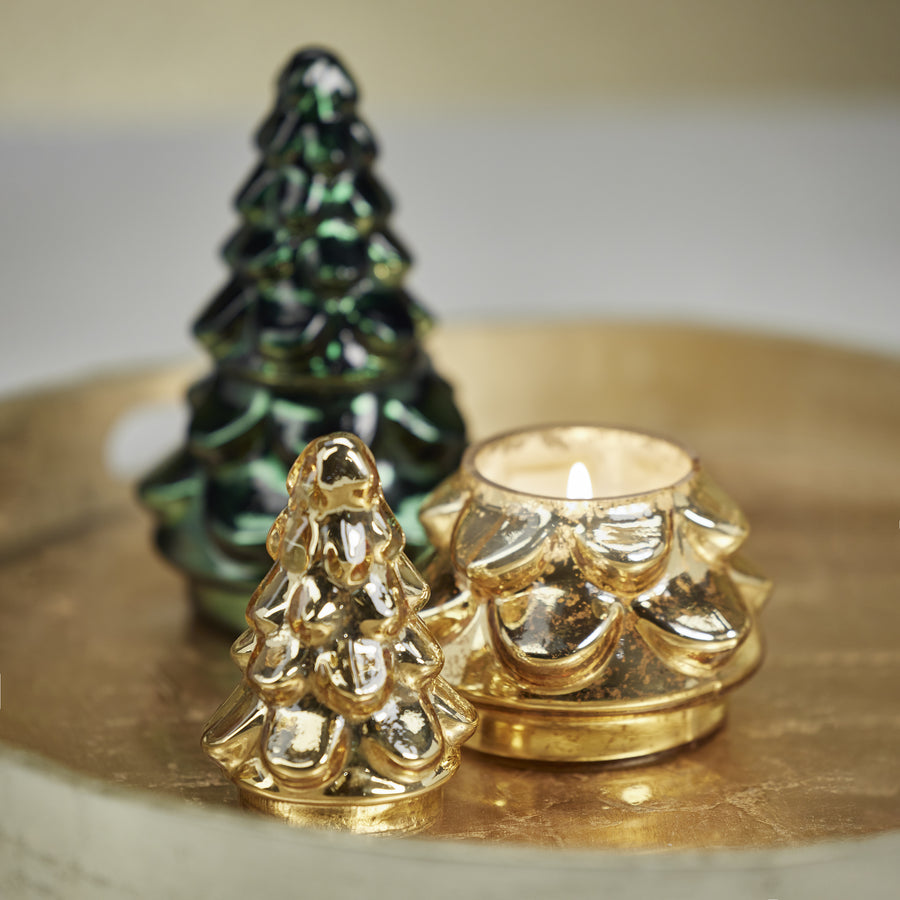 Glass Tree Scented Candle - Green - Home Fragrance by Carlyle Avenue