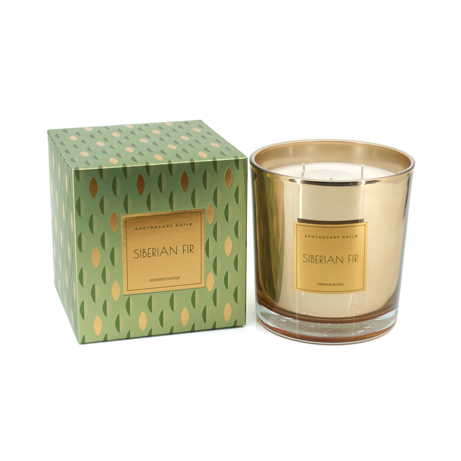 Signature Apothecary Guild Boxed Candle Jar - Siberian Fir - Home Fragrance by Carlyle Avenue