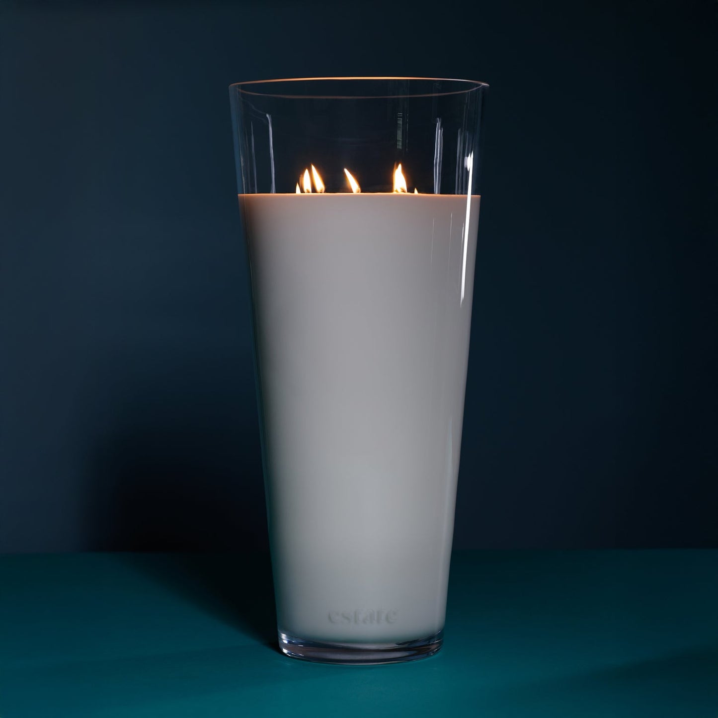 Estate Candle Collection - Clear - Aqua - Home Fragrance by Carlyle Avenue