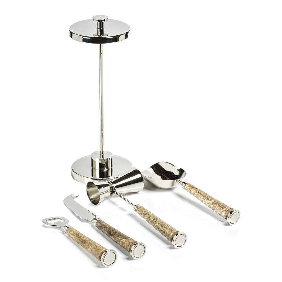 Gaïo 5 Piece Bar Tool Set - Barware by Carlyle Avenue