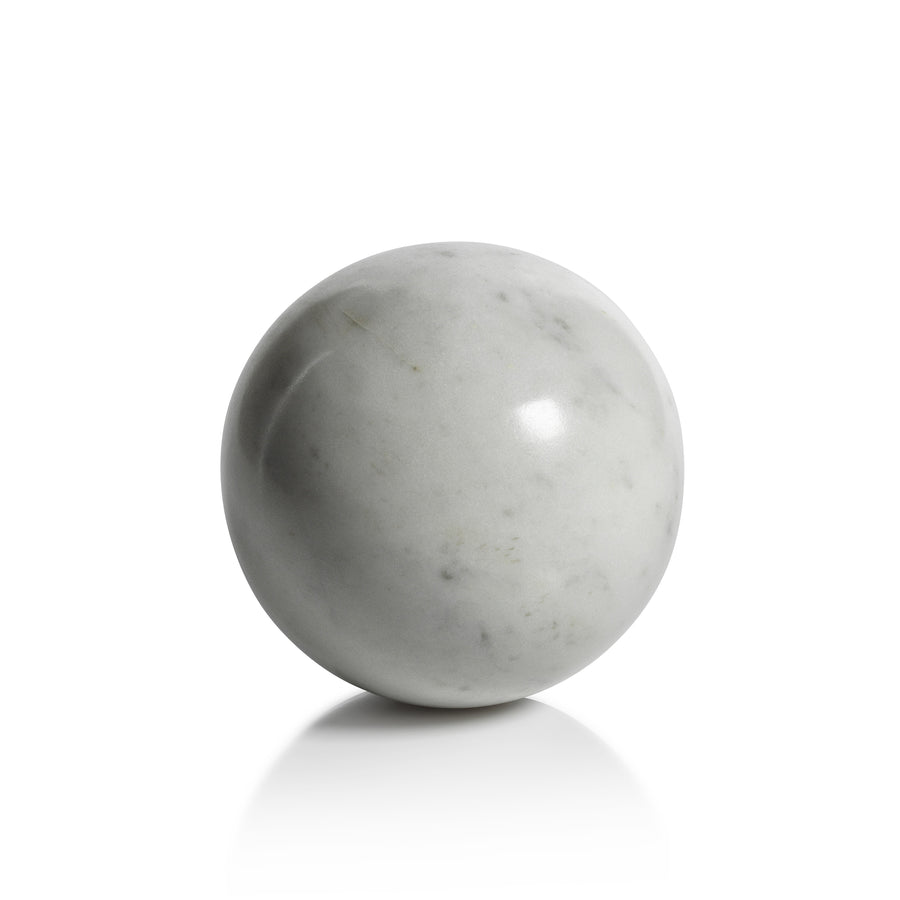 Marble Fill Ball - White - Decorative Accessories by Carlyle Avenue