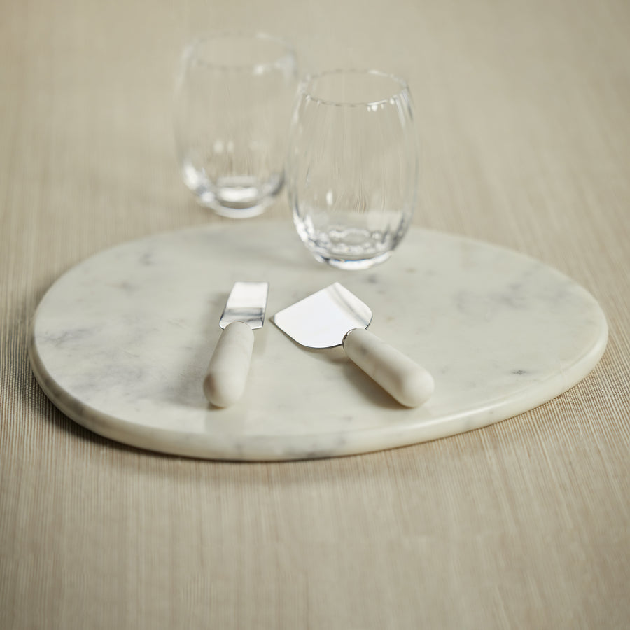 Soho Curved Marble Cheese Board - Small