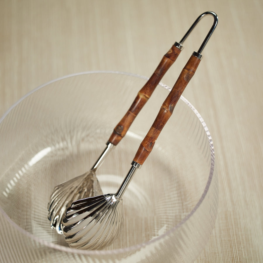 The Colony Bamboo and Nickel Server Tong - Barware by Carlyle Avenue