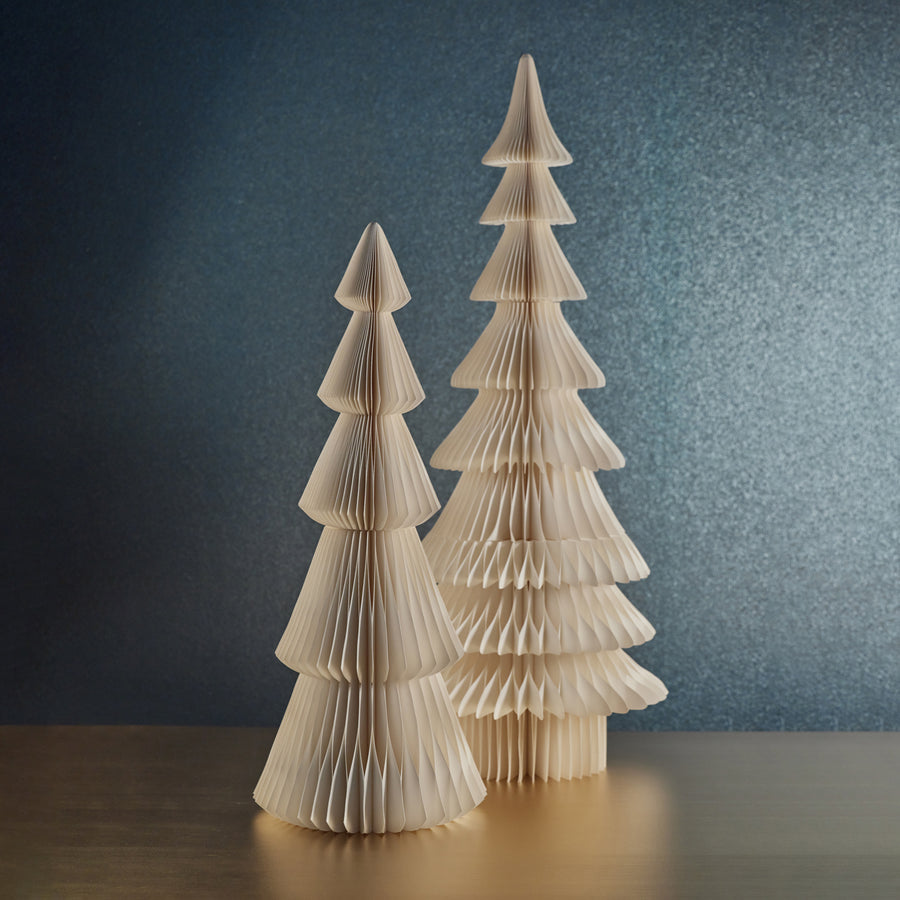 Wish Paper Davos Tree - Light Ivory 48" - Christmas Trees by Carlyle Avenue