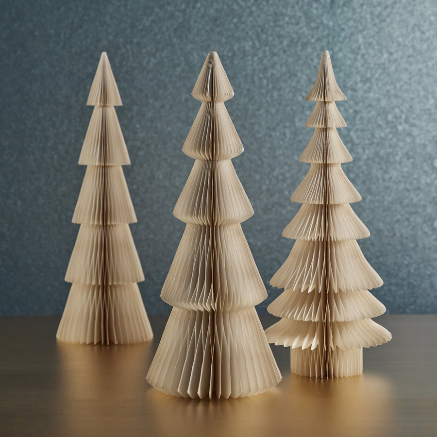Wish Paper Verbier Tree - Light Ivory 24" - Christmas Trees by Carlyle Avenue