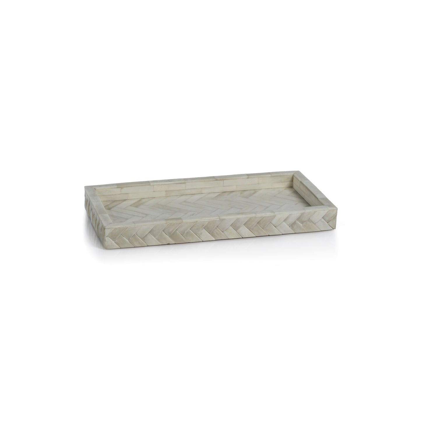 Bone Braided Tray - Small - Trays by Carlyle Avenue