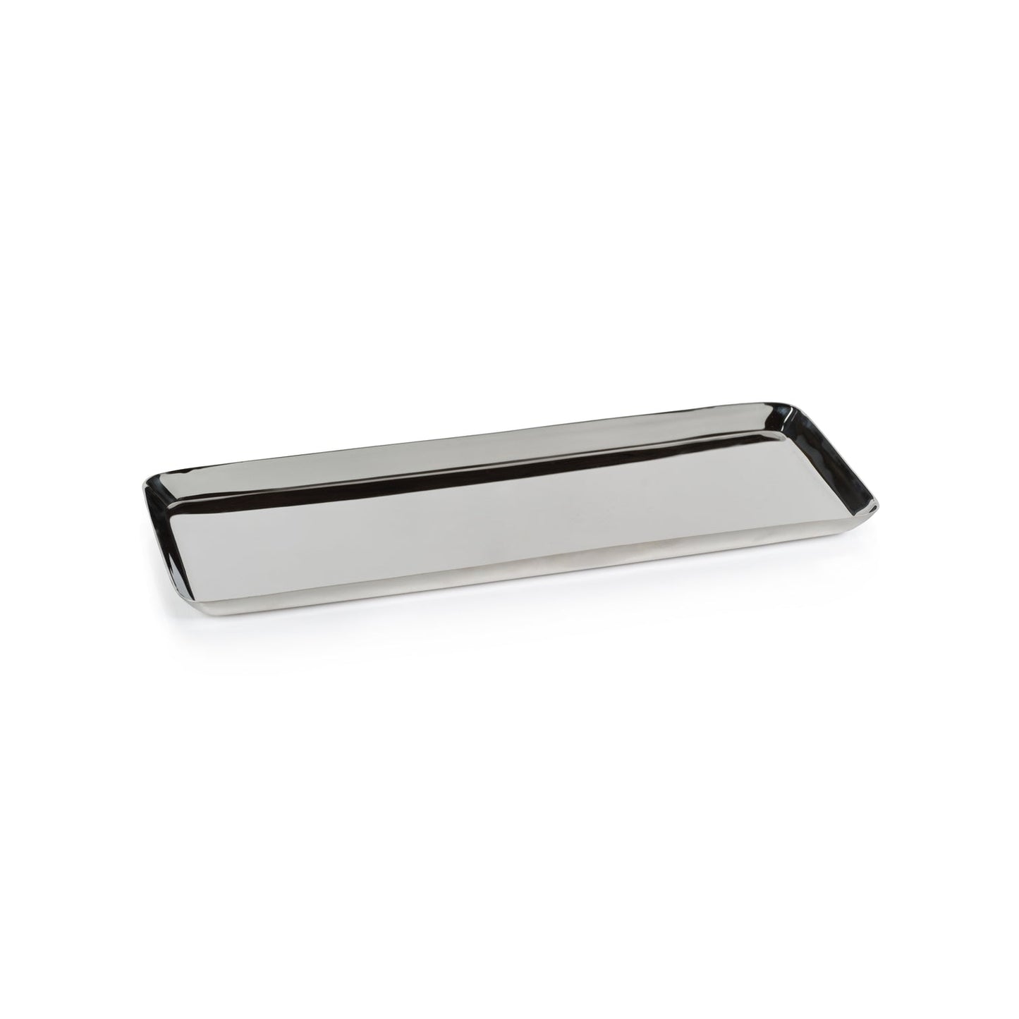 Park Lane Rectangle Tray - Polished Nickel - Trays by Carlyle Avenue