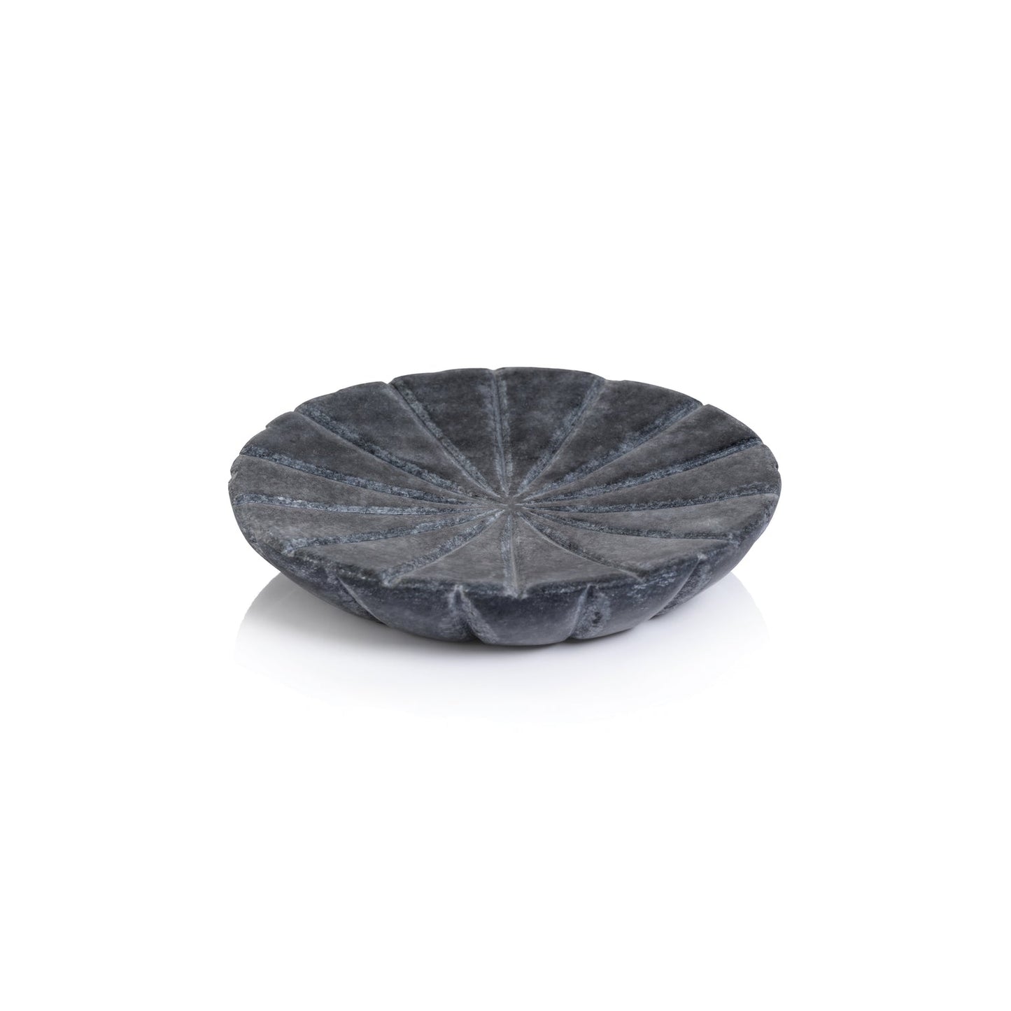 Flower Marble Dish - Gray - Soap Dish by Carlyle Avenue