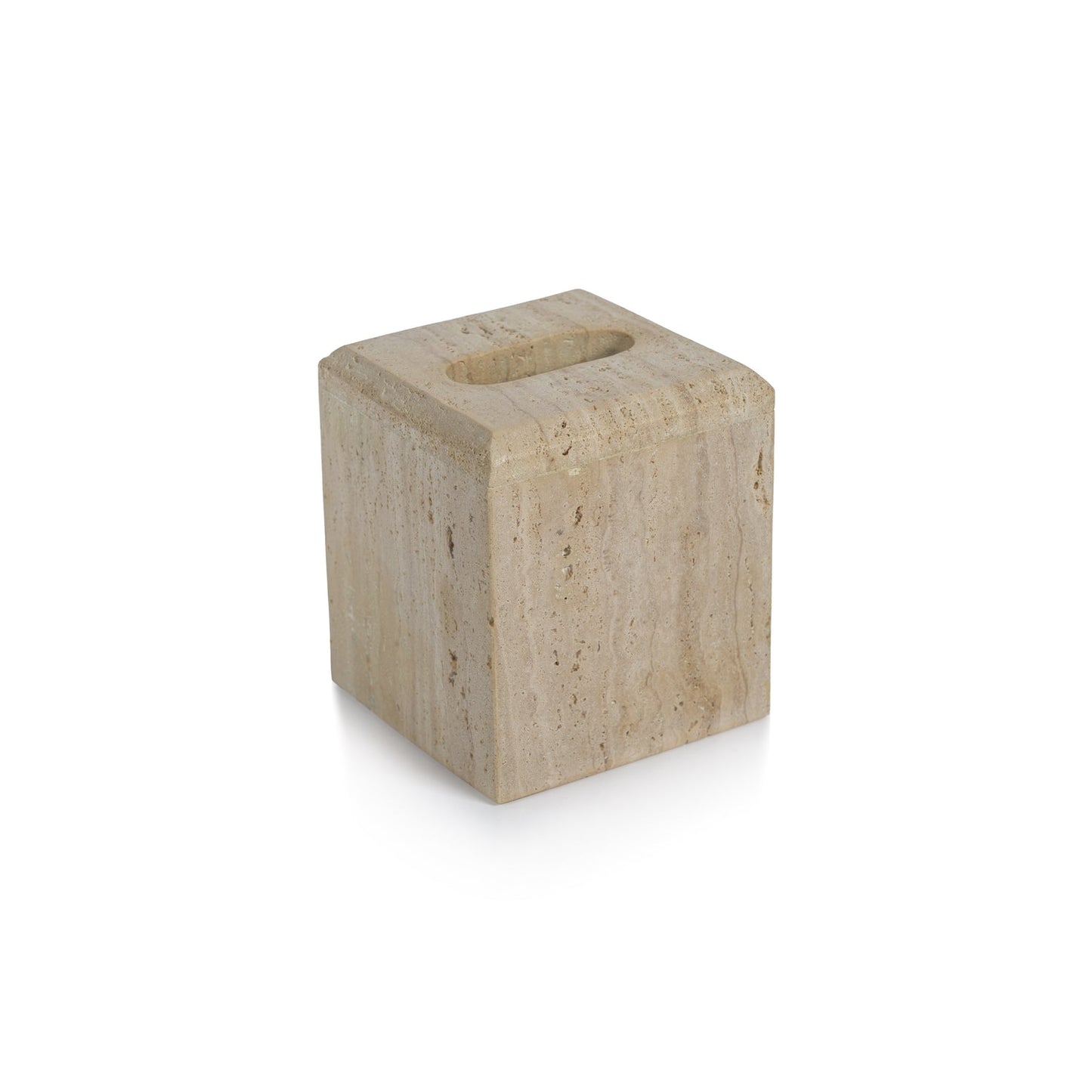 Travertine Marble Tissue Box - Tissue Box Holder by Carlyle Avenue