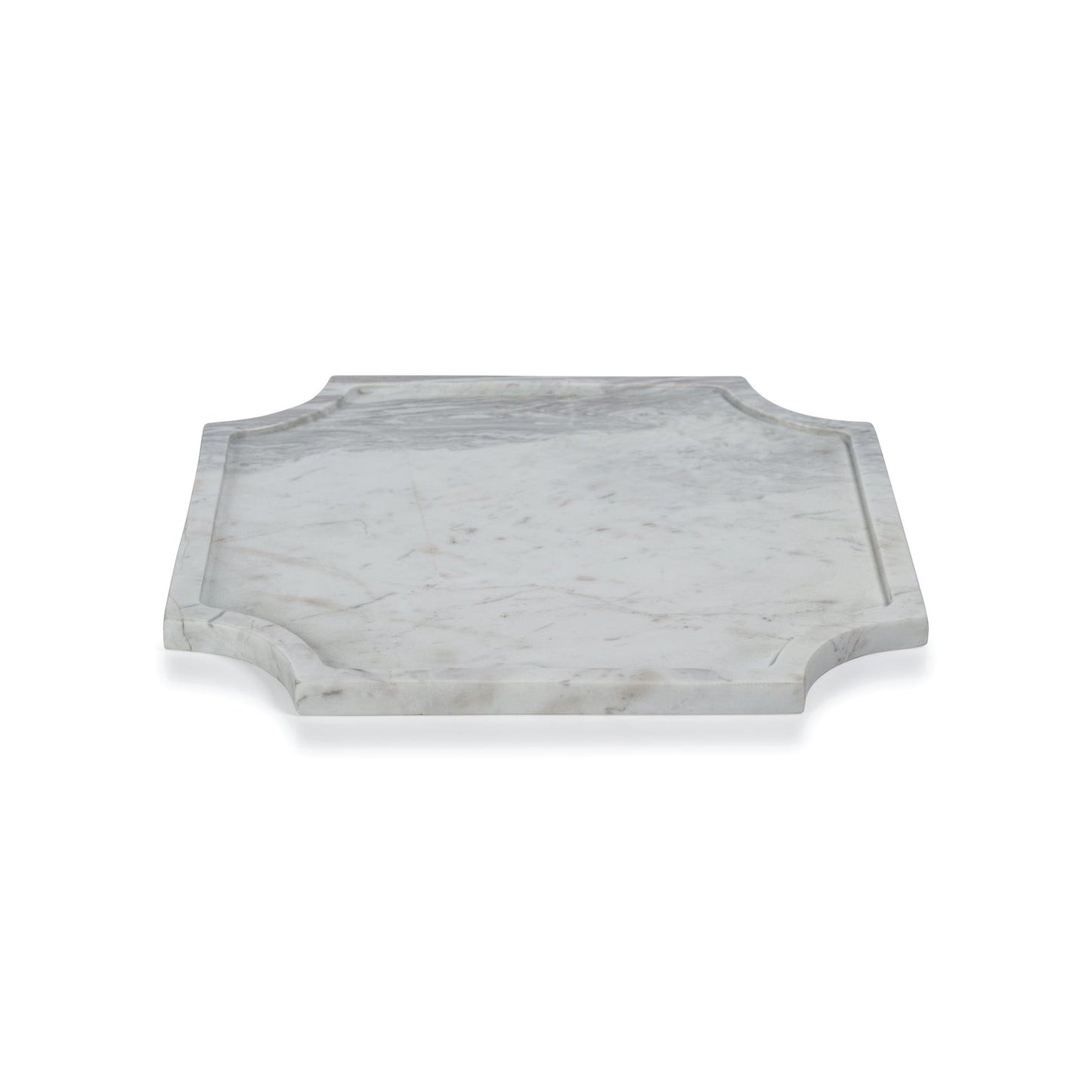 Zellige Volakas Marble Tray - Decorative Trays by Carlyle Avenue