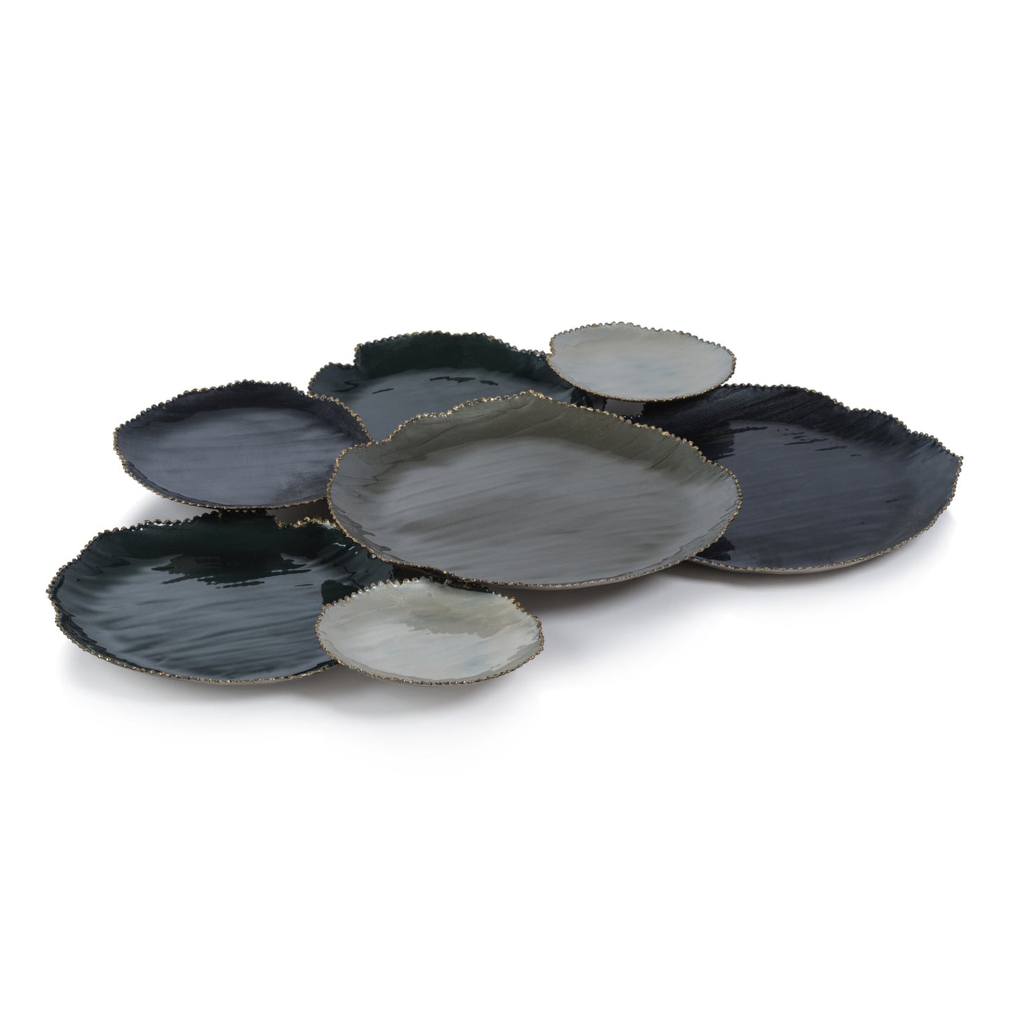 Enameled 7-Cluster Tray - Trays by Carlyle Avenue
