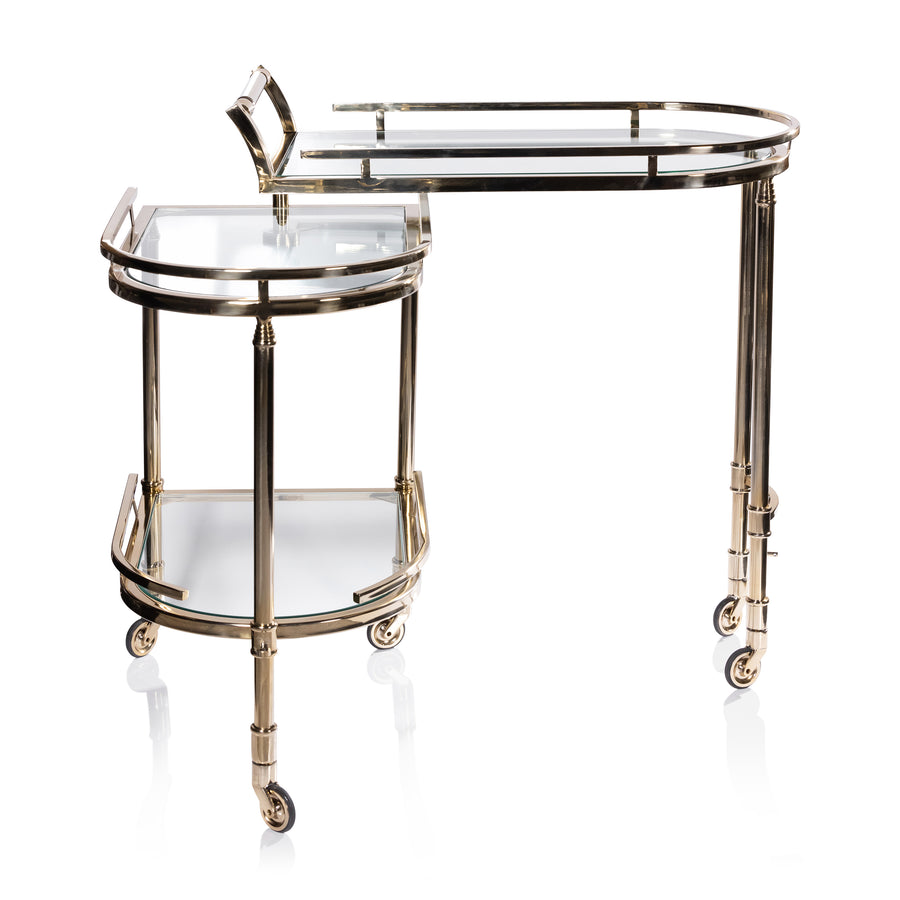 Spiga Gold Bar Cart - Furniture by Carlyle Avenue