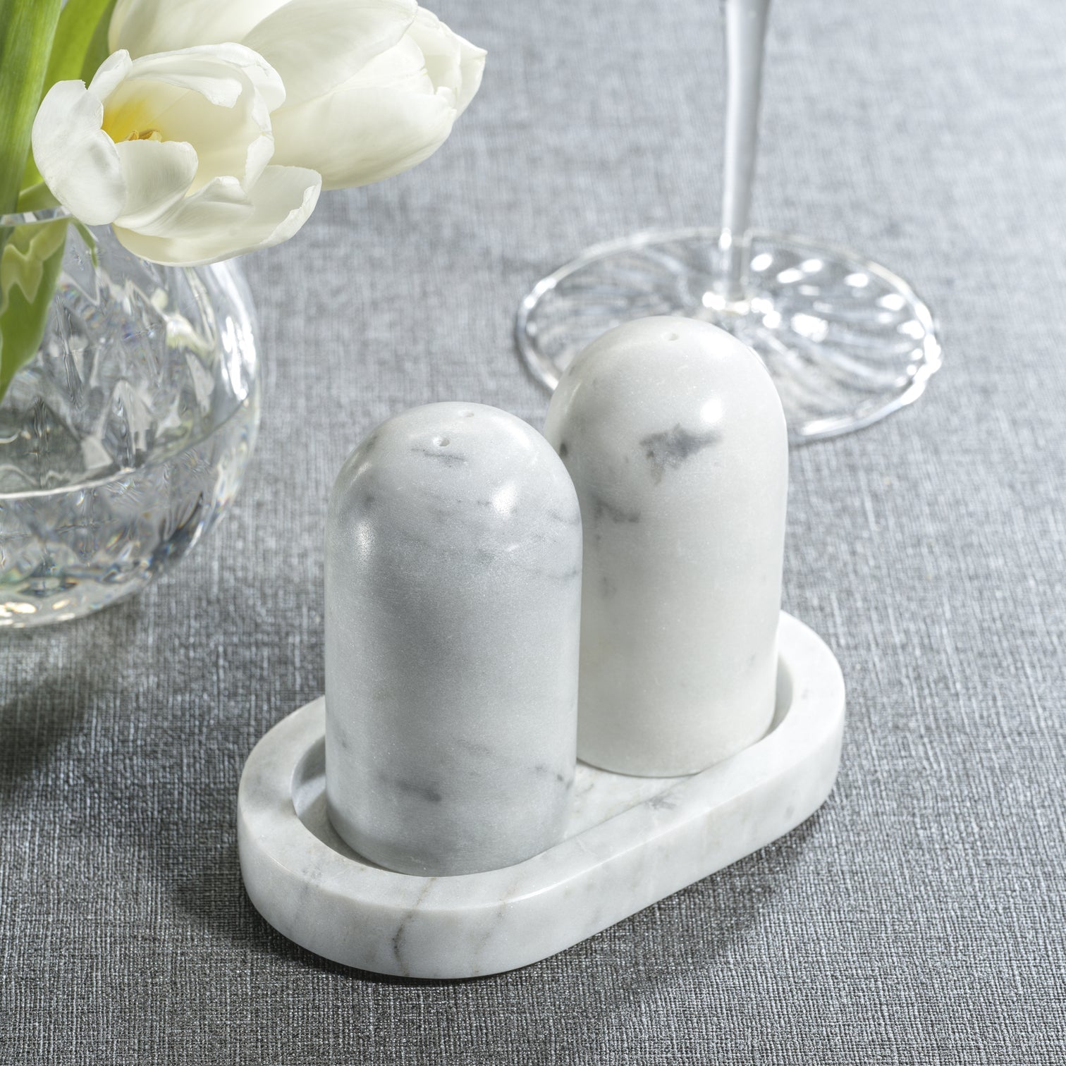 monsters inc salt and pepper shakers Marble Salt and Pepper Shakers on Tray